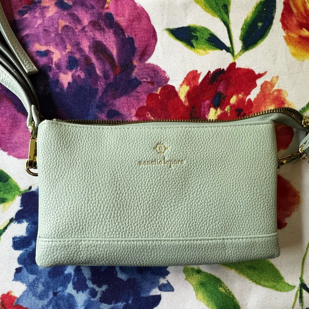 Nanette Lepore Mint Green Clutch